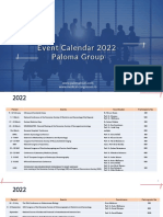 Event Calendar 2022 Paloma Group: WWW - Medical-Congresses