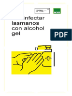 Desinfectar Lasmanos Con Alcohol Gel: Seiiales ... ,. de Vida