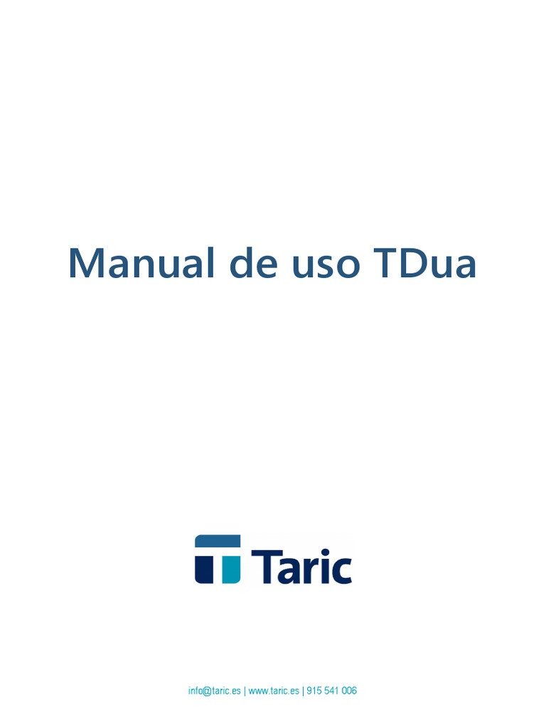 Taric | PDF | Microsoft Windows | Ventana (informática)