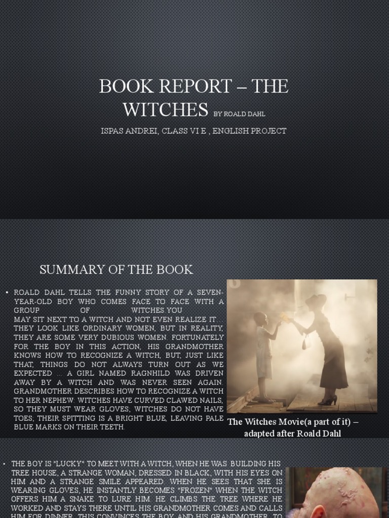 the witches book report