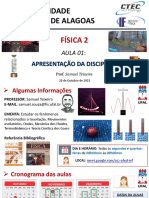 Aula 01 - Apresentação da Disciplina