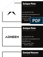 Adheem BusinessCard Front