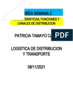 TAREA SEMANA 2, Logistica Distribución