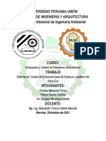 Informe Final de Evaluacion y Control de La Contaminación