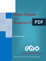 Noun Clause & Relative Clause