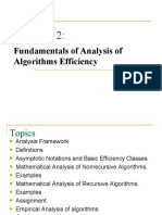 Fundamentals of Analysis of Algorithms Efficiency