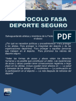 Protocolo FASA Deporte Seguro 1