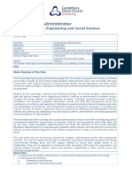 REQ01987 - Programmes Administrator - Job Description