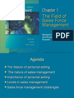 The Field of Sales Force Management