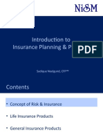 Introduction To Insurance Planning & Products: Sadique Neelgund, CFP