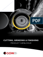 Cutting, Grinding & Finishing: Product Catalogue