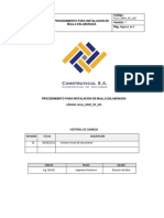 GCLA - OPER - PR - 105 Procedimiento para Instalacion de Malla Eslabonada