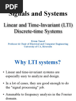 Signals and Systems: Linear and Time-Invariant (LTI) Discrete-Time Systems