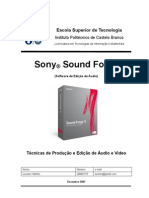 soundforge relatorio