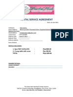 Rental Service Agreement