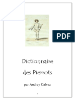 Dictionnaire Des Pierrots