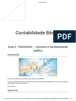 Aula 2 - Patrimônio – conceito e representação gráfica