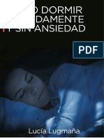 Cómo dormir plácidamente y Sin Ansiedad