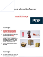 MIS 4.hafta (Introduction To R)