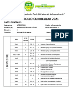 ESTRUCTURA DC 2021 - LITERATURA -  ACADEMIA