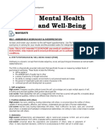 Self Report Questionnaire Scoring Key Interpretation Module 4 Mental Health Well Being