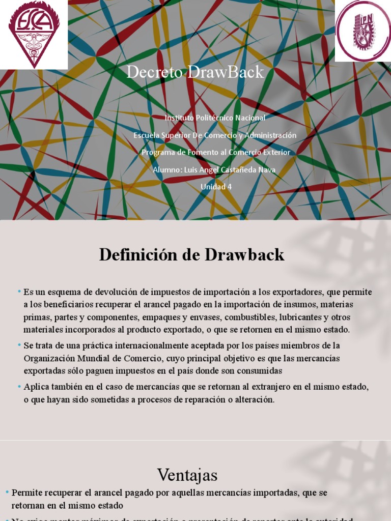 Decreto DrawBack | PDF | Arancel | Economias