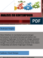 Analisis ISU KONTEMPORER