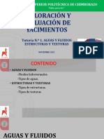 TUTORÍA.1 Aguas y Fluidos, Texturas y Estructuras