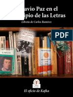 Oficio Kafka 2013-11-13 Octavio Paz
