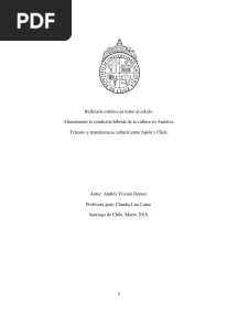 Reflexión Estética en Torno Al Aikido. Alimentando La Condición Híbrida de La Cultura en América. Tránsito y Transferencia Cultural Entre Japón y Chile.