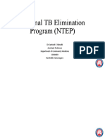 National TB Elimination Program (NTEP) Overview