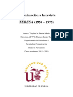 Aproximación A La Revista TERESA (1954 - 1975)