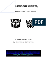 Transformers:: The Role-Playing Game