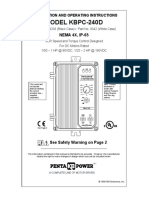 KB Electronics KBPC 240d Manual de Usuario
