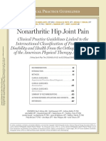 1 Nonarthrithis Hip Joint Pain - Clinical Practice Guideline