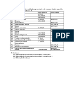 Exercicio Demonstracao de Resultado