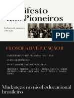 Manifesto Dos Pioneiros