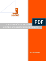 Actualización Firmware Controladores Horus