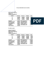 Regression Panel Data Analysis