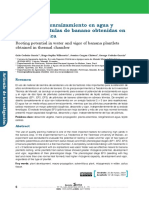 Agricultura: Potencial de Enraizamiento en Agua y Vigor de Plántulas de Banano Obtenidas en Cámara Térmica