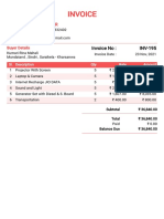 Invoice INV 195