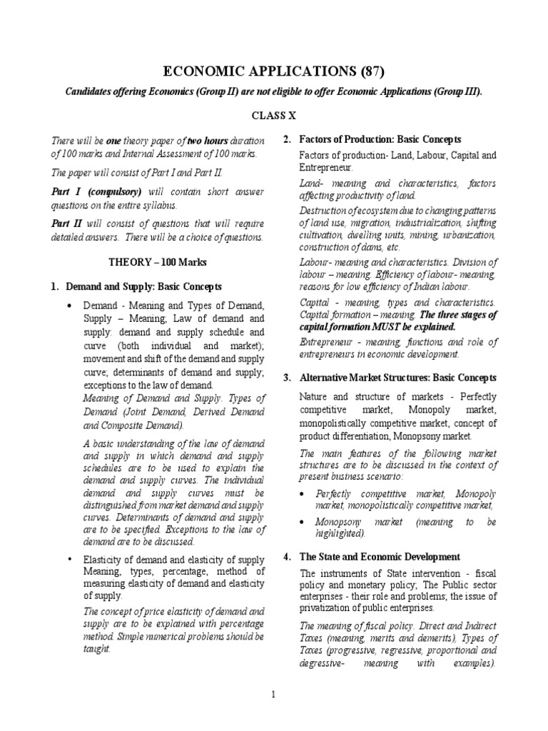 Economic Applications | PDF | Supply (Economics) | Demand