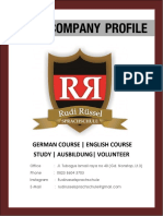 Company Profile RR German and English Course
