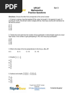 UPCAT Mathematics Practice Questions Set 3