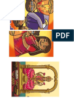 Vocabulary Pics Word Diwali Print in Color