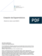 Pautas Creación de Supermódulo