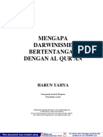 Darwinisme Bertentangan Dengan Al Quran