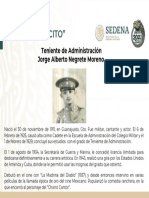 Teniente Jorge Negrete