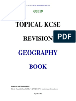 Topical Kcse Revision: Geography Book