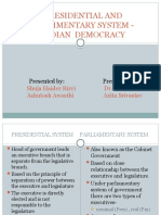 Presidential and Parliamentary Systems - An Analysis of Indian Democracy